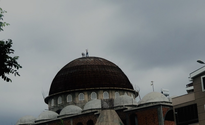 Cami kubbesinde ölümüne tamir