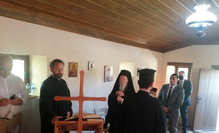 Fener Rum Ortodoks Patriği Bartholomeos Bozcaada’da düzenlenen geleneksel ayine katıldı