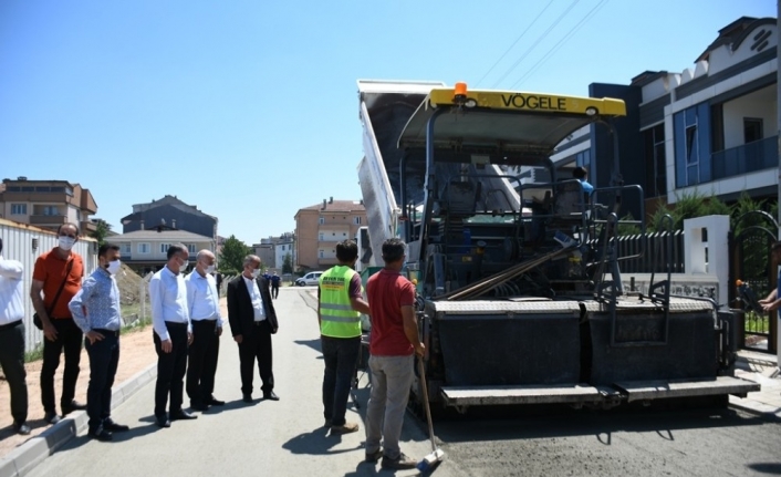 İnegöl sokakları milli ve yerli beton yollarla kaplanıyor