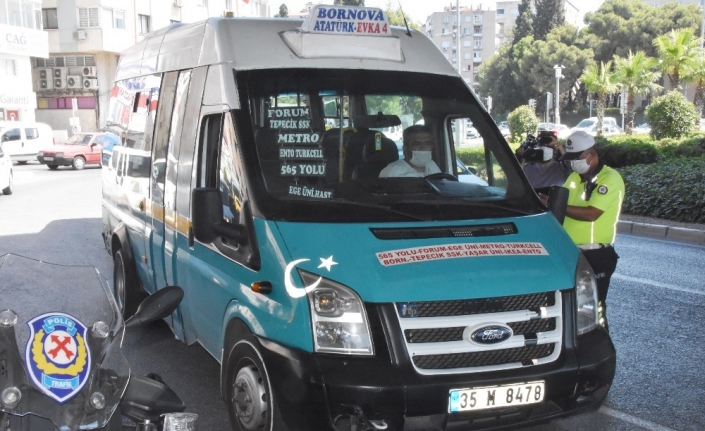 İzmir’de Covid-19 tedbirleri denetimi yapıldı