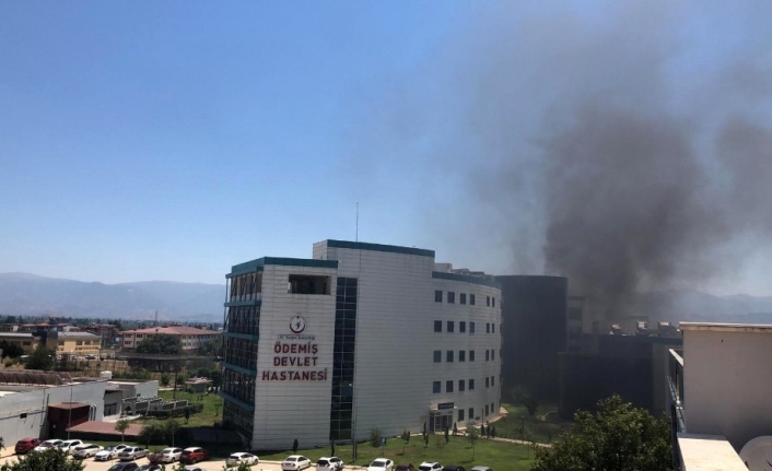Ödemiş Devlet Hastanesinde yangın