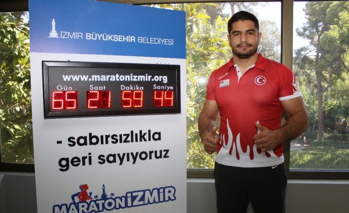 Olimpiyat şampiyon milli güreşçi Taha Akgül, Maraton İzmir’i dünyaya tanıtacak