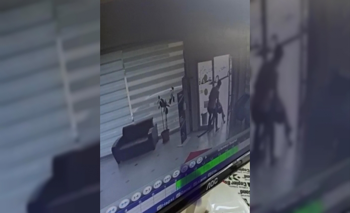 Rehabilitasyon merkezinde dehşet kamerada