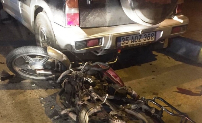 Ayvalık’ta motosikletle otomobil çarpıştı: 1 ölü