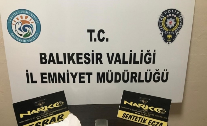 Balıkesir’de 8 uyuşturucu şüphelisine operasyon