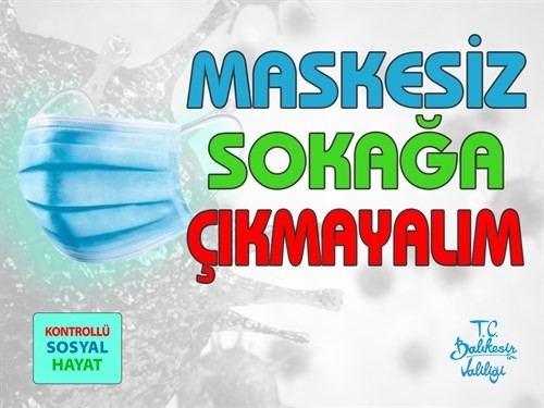 Balıkesir’de maske takmayan 46 kişiye ceza uygulandı