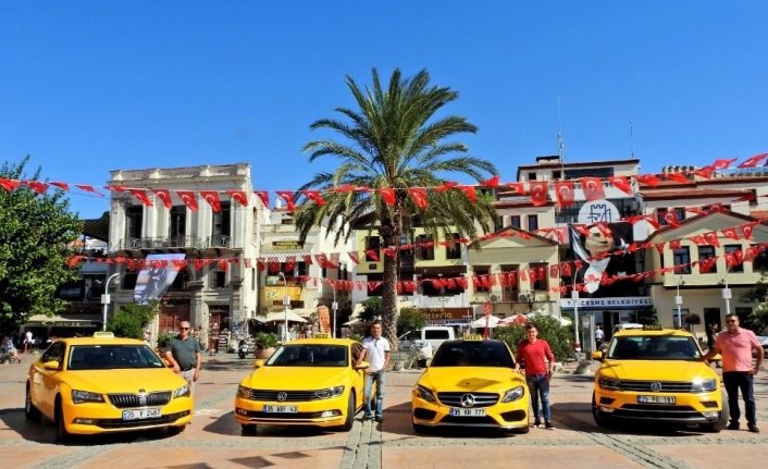 Çeşme’de de taksi ücretlerine zam