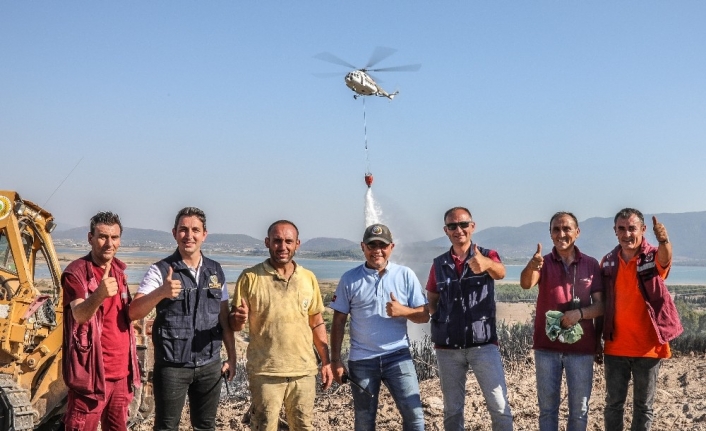 Erken müdahale binlerce hektar ormanı kurtardı