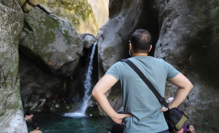 Her yıl Arap turistlerle dolup taşan şelale boş kaldı