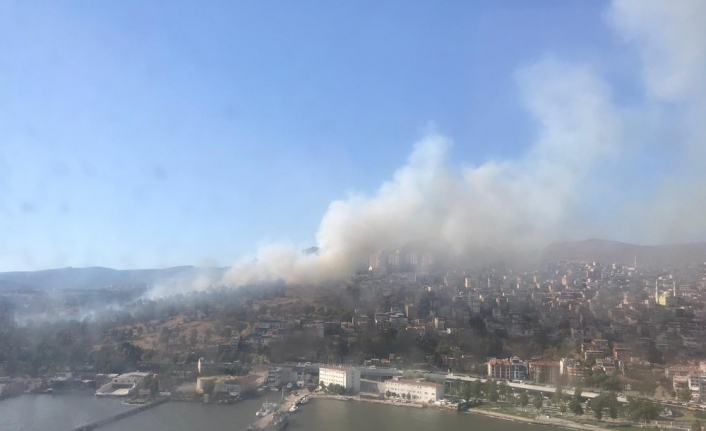 İzmir’de askeri alanda orman yangını