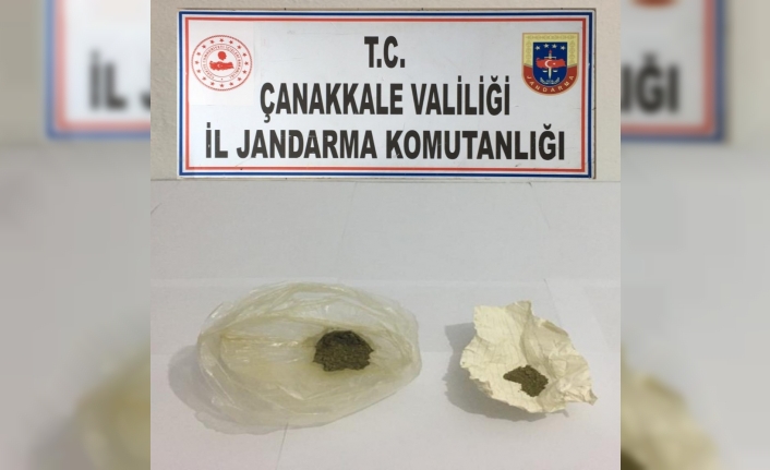 Lapseki’de uyuşturucu operasyonu