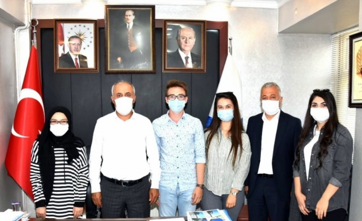 Öğrencilerden Başkan Aydın’a teşekkür