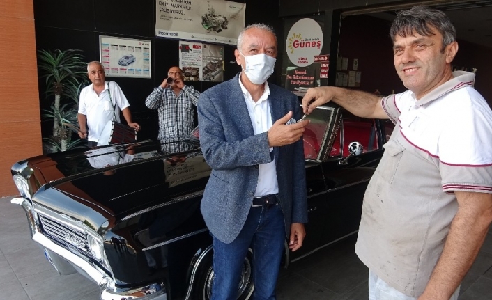 (Özel) Baba yadigârını davul ve zurna ile teslim aldı
