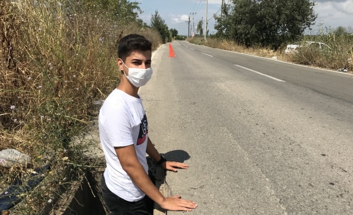 (Özel) Yoldaki rögar kapakları çalındı, sürücüler ölümden döndü