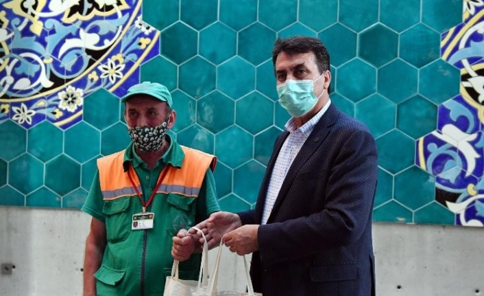 Temizlik işçisinin borcu kapatıldı