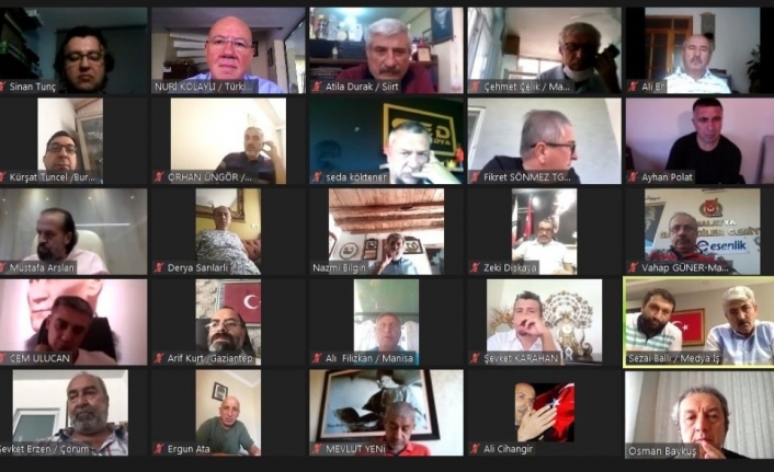 TGK 21. Başkanlar Kurulu video konferansta buluştu