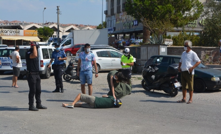 Ayvalık’taki kazada can pazarı: 1 yaralı