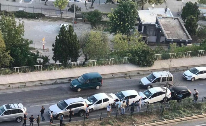 Bursa’da zincirleme kazada 7 araç birbirine girdi
