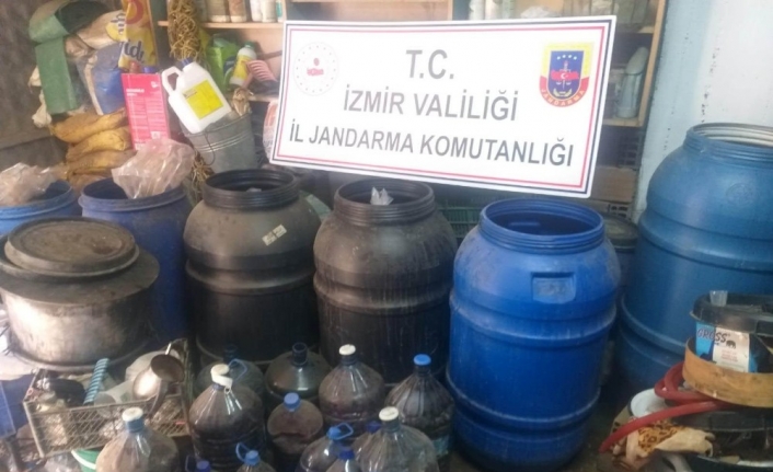 İzmir’de 6 bin 672 litre kaçak içki ele geçirildi