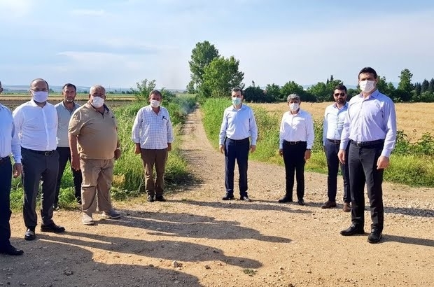 Karacabey Ovahamidiye-Okçugöl yolu tam gaz ilerliyor