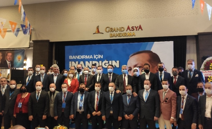 Ak Parti Bandırma İlçe Başkanı Mehmet Doğan güven tazeledi