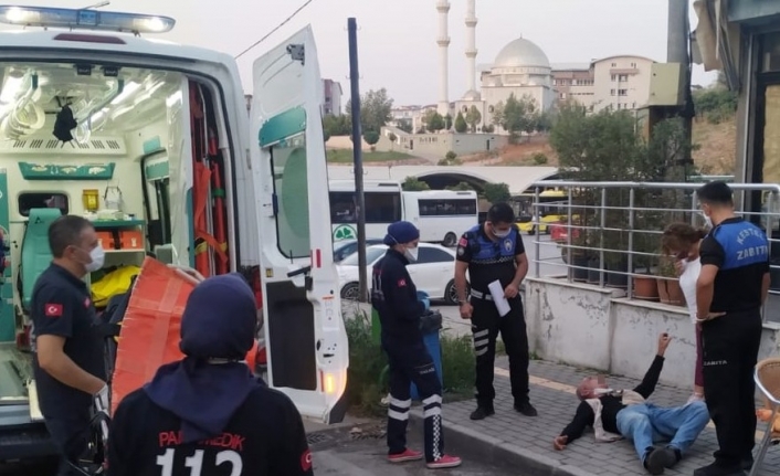 Alkol komasına giren adam ekiplere zor anlar yaşattı