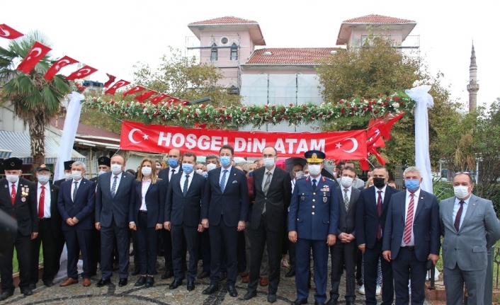 Atatürk’ün Bandırma’ya gelişinin yıldönümü kutlandı