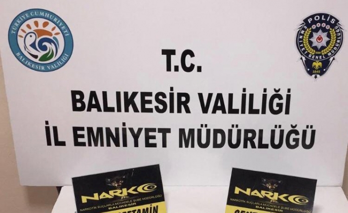 Balıkesir polisinden uyuşturucu operasyonu