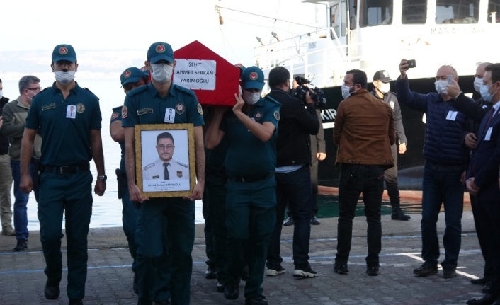 Çanakkale’de Şehit Gümrük Memuru için tören düzenlendi