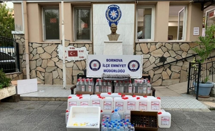 İzmir’de sahte içki satan kokoreççiye operasyon