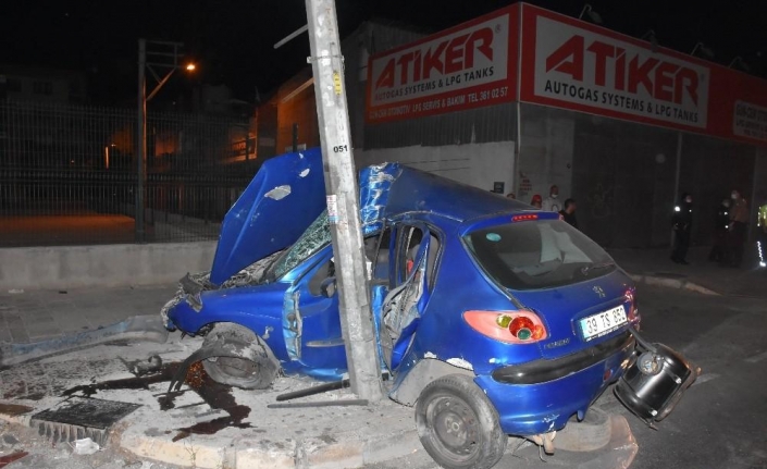 İzmir’de trafik kazası: 1 ağır yaralı