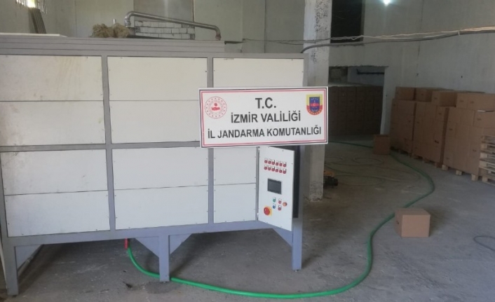 Jandarma baskınında 11 bin litre etil alkol ele geçirildi