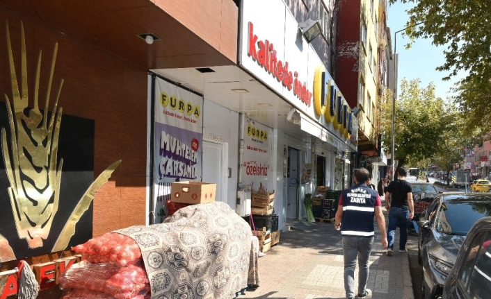 Kaldırım işgâllerine sıkı takip