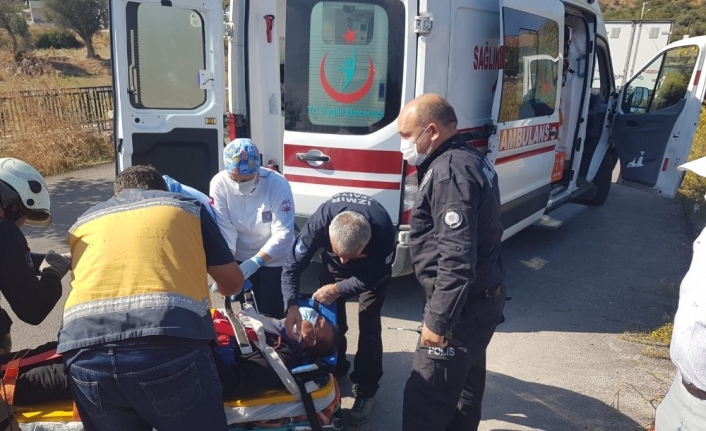 Otomobil önce yayalara çarptı, ardından şarampole uçtu: 4 yaralı