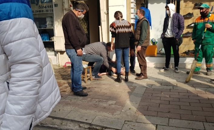 Bursa’da merdiven yıkarken canından oluyordu