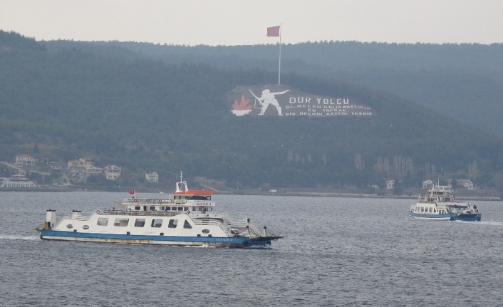 Gökçeada feribot seferleri iptal edildi