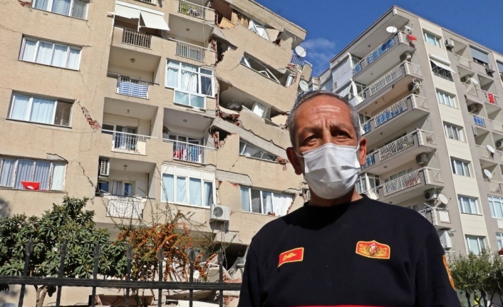 İtfaiye amiri ‘ablam ve annem ölüyor’ telefonuyla gittiği apartmandan eşini ve 2 kızını enkaz altından kurtardı