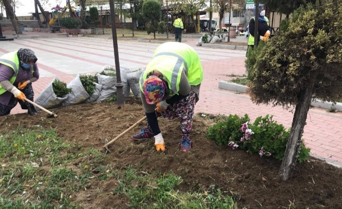 İvrindi’de meydanlar bu kış çiçekler açacak