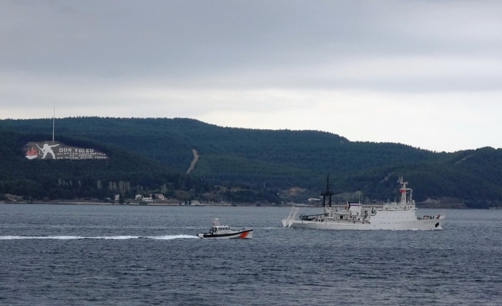 Rus istihbarat gemisi ‘Donuzlav’, Çanakkale Boğazı’ndan geçti