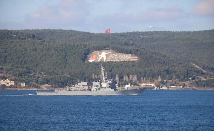 Sahil Güvenlik’ten ABD savaş gemisine yakın temas