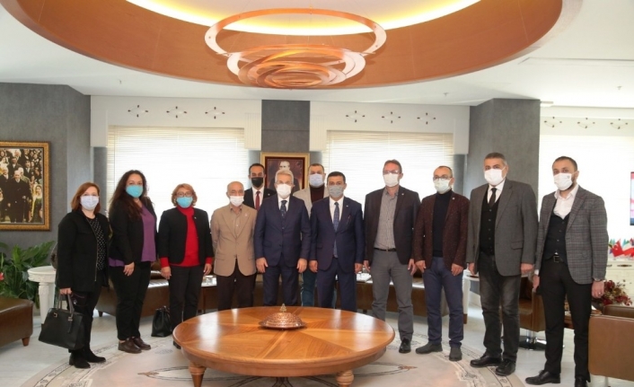 Selçuk Türkoğlu’ndan Başkan Turgay Erdem’e ziyaret