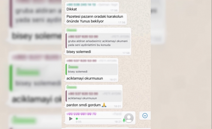 WhatsApp grubu kurarak uygulama noktalarını ifşa eden grup üyeleri hakkında soruşturma açıldı