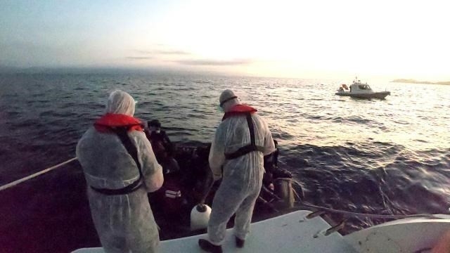 Ayvalık’ta 37 mülteci Sahil Güvenlik ekiplerince kurtarıldı
