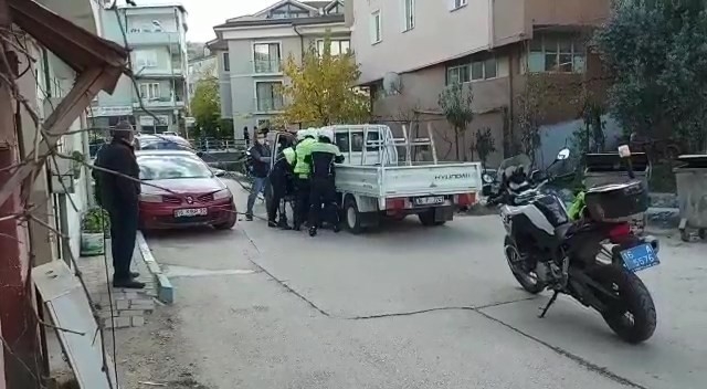 Bursa’da maskesiz sürücü ile polis kovalamacası yakalanınca son buldu