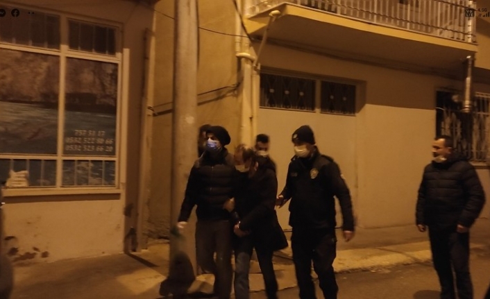 Bursa’da sokağa çıkma yasağında uyuşturucu operasyonu