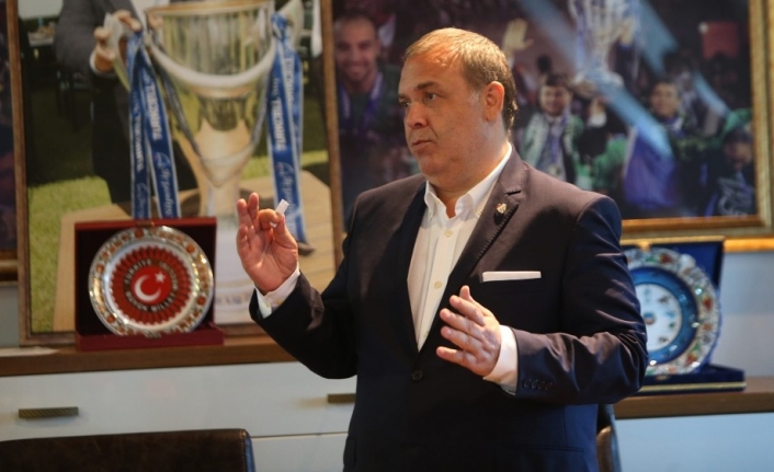 Bursaspor Başkanı Erkan Kamat: “Destekler büyük önem arz ediyor”