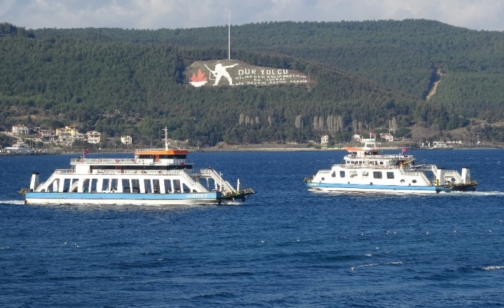 Çanakkale’de ada seferlerine fırtına engeli