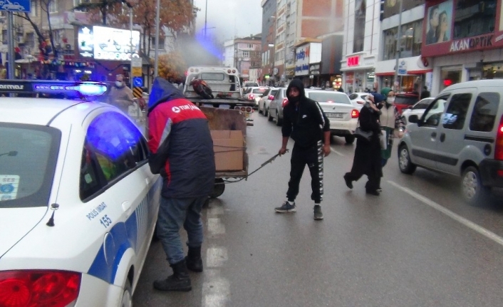 Evrakları eksik olan hurdacının ekmek teknesi bağlandı