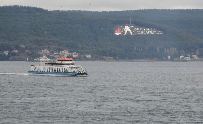 Gökçeada’ya yarınki feribot seferleri iptal edildi