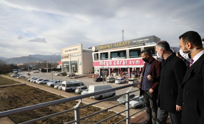 Metal Sanayi Kavşağında çevre düzenlemesi sürüyor